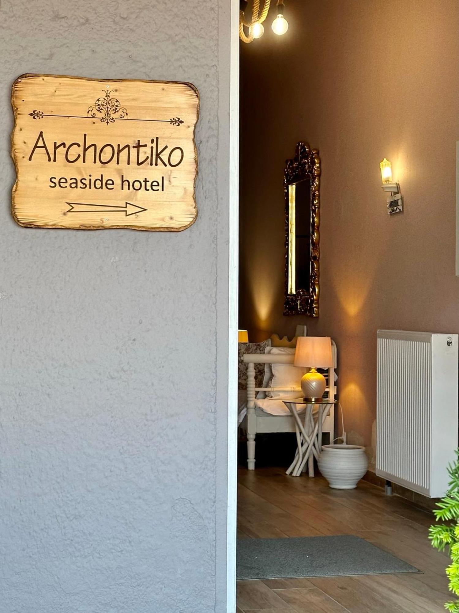 Archontiko seaside hotel Platanias  Exterior foto