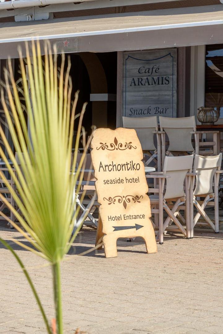 Archontiko seaside hotel Platanias  Exterior foto